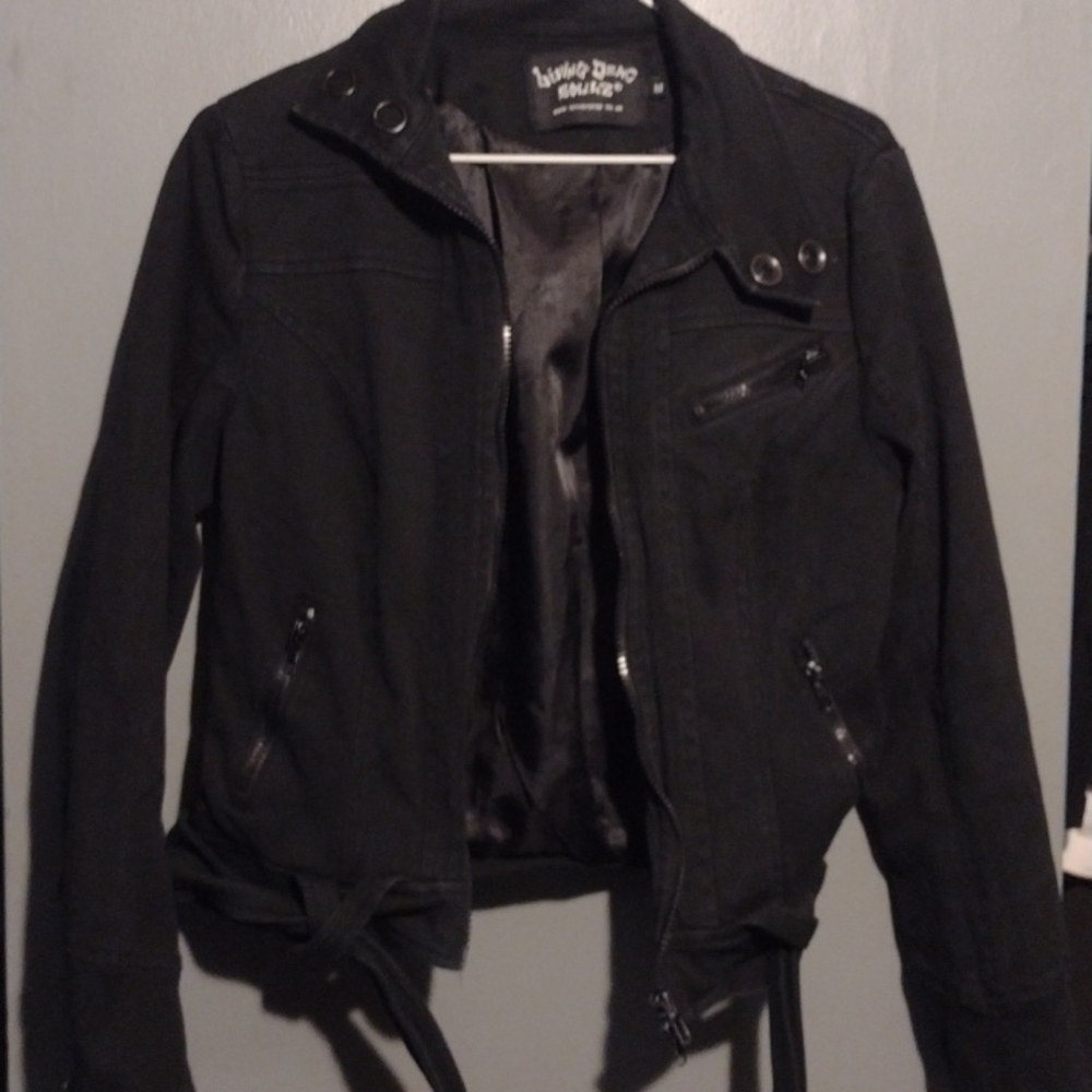 Vintage  Y2K Goth size medium living Dead souls jacket